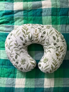 Boppy Nursing Pillow Green Sage Leaf - UNUSED - Body-Inclusive Shape, Firm - Picture 1 of 3