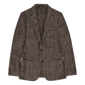 Officine Generale Prince Of Wales Checked Wool Jacket - Picture 1 of 7
