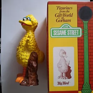 1976 Big Bird Figure Gorham JAPAN with Box Sesame Street Vintage - Picture 1 of 10