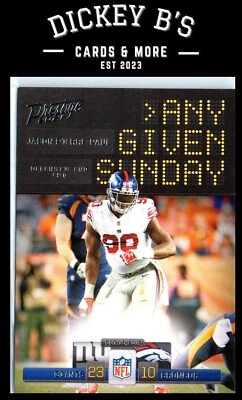 2021 Panini Prestige Any Given Sunday #AGS-JPP Jason Pierre-Paul New York Giants - Image 1 of 2