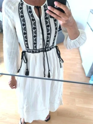*ZARA BOHO-SOMMER-MAXI-KLEID-gr.XS* - Bild 1 von 4