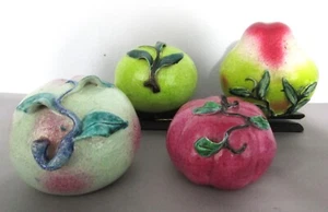 Set of 4 Large Antique & Rare CHINESE TUNG CHE Porcelain Temple Fruit,  Pre-1875 - Picture 1 of 9