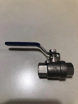 Valvola A Sfera Inox AISI316 1/2" DN15 PN63 acqua sanitaria uso alimentare - Immagine 1 di 4