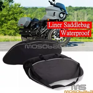 Saddlebar Inner Liner Luggage Bags For Harley FXLRST 117 Softail FLSB 2018-2023 - Picture 1 of 8
