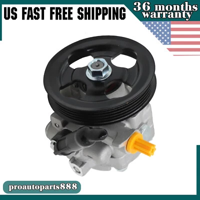 21-5196 Power Steering Pump w/ Pulley For 2005-2009 Subaru Legacy Outback 2.5L - Image 1 of 4