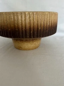 MCM Toyo Ikebana ART POTTERY Pedestal BOWL ATOMIC AGE JAPAN $160 VALUE - Picture 1 of 5