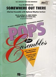 SOMEWHERE OUT THERE, CLARINET ENSEMBLE MUSIC PARTS, NEW. - Picture 1 of 2