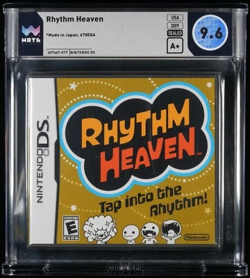 Rhythm Heaven Nintendo DS New Sealed Graded WATA 9.6 A+ - Image 1 of 2