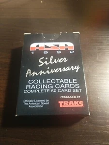 TRAKS ASA Silver Anniversary 1992 Collectable Racing 50 card set NEW UNSEALED - Picture 1 of 1