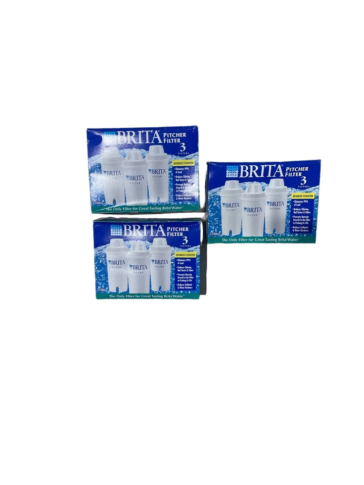 vtg 1997 BRITA Pitcher Filter 3 Boxes 9 total - Image 1 of 2