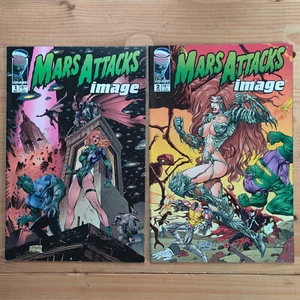 Image Comics Mars Attacks # 1 2 1996 1997 Witchblade Spawn Gen 13 Erstdrucke - Bild 1 von 7