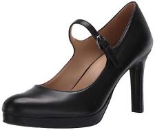Naturalizer Women's Talissa Mary Janes Pump 8.5 Black Leather