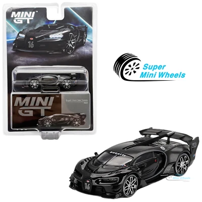 Mini GT 1:64 Bugatti Vision Gran Turismo Black #795 - Image 1 of 4