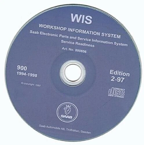 Saab 900 (1994-1998) manuale officina workshop manual - Immagine 1 di 1