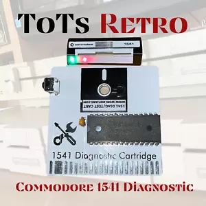 Cartuccia diagnostica Commodore 1541 per Commodore 64 64c c128 c128D CBM - Foto 1 di 7