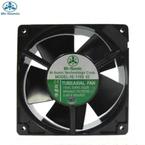 Bi-sonic 4E-115B 02 axial fan 115VAC 120*120*38mm 24W/22W Cabinet Cooling fan - Picture 1 of 3