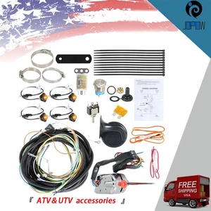 Fit For Polaris Can Am Honda US LED Turn Signal Light Kit Column Turn Switch - Picture 1 of 13