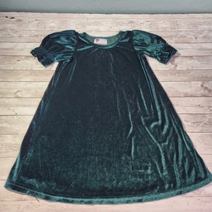 Singers Company Little Girl's Velvet Dress Size 6 - Picture 1 of 4