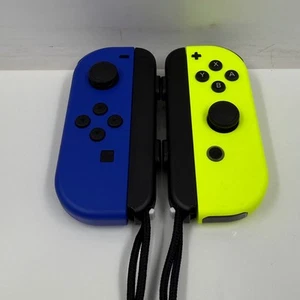 JOY-CON CONTROLLER PAIR - BLUE/NEON YELLOW - Picture 1 of 7