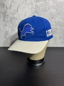 De colección Detroit Lions Starter Snapback Sombrero Azul Gris Equipo NFL El Sombrero Derecho - Imagen 1 de 12