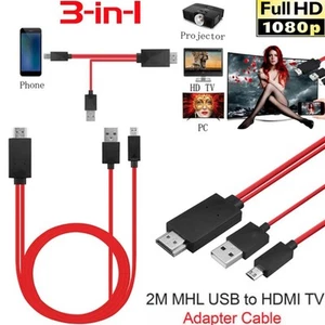 2020 New Micro USB to HDMI 1080P HD TV Cable Adapter for Android Phones 2mB-b - Imagen 1 de 11