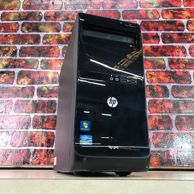 HP Pro 3500 Series MT i3-2100 3.10GHz 6GB Ram 150GB HDD (Windows 7 Pro 64-Bit) - Image 1 of 4