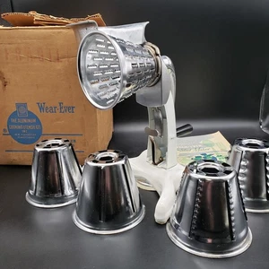 Wear-Ever Salad Maker No 240 with 5 Cones, Box & Booklet Mid Century Aluminum - Picture 1 of 13