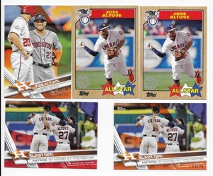 (5) 2017 Topps On Demand Mini /5 /25 JOSE ALTUVE Red & Orange - Houston Astros - Picture 1 of 1