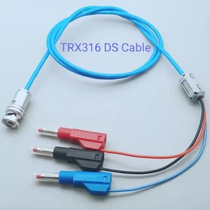 Triax TRB 2-Lug Male to 4mm Retractable Sheath Banana Cable 1~9FT For Keithley - Picture 1 of 2