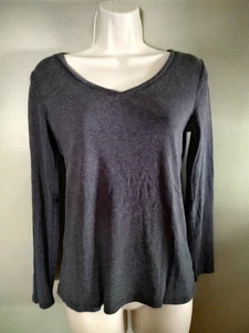 Loft tutto cotone grigio manica lunga scollo a V taglia S classico carriera casual facile - Foto 1 di 6