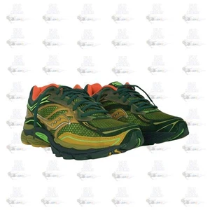 Saucony Progrid Omni 9 Green Orange Grey S70869-1 Sneaker Shoe Trainer - Picture 1 of 6