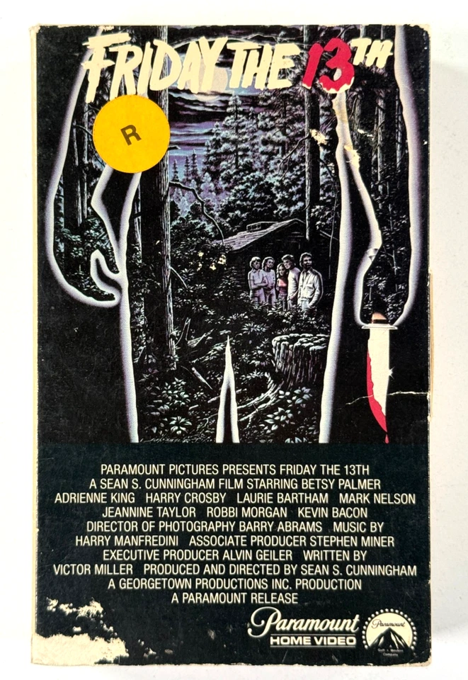 vtg 1980 BETA Tape Friday the 13th RARE Gatefold 1st horror NOT VHS betamax - Image 1 of 4