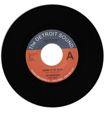 The Monitors Crying In The Night/Shar a Little Love Northern Soul Reissue Listen - Image 1 of 2