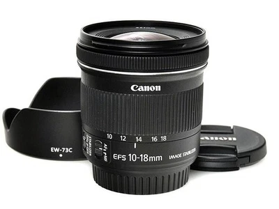 Lente zoom ultra gran angular Canon EF-S 10-18mm F4.5-5.6 IS STM AF EOS de Japón - Imagen 1 de 4