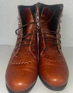 Ariat Advanced Torque Stabilizer Roper para mujer talla 6 cuero marrón con cordones - Imagen 1 de 7