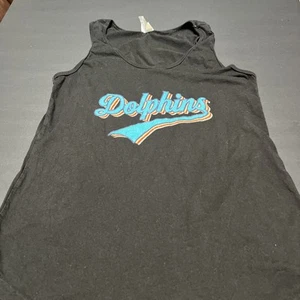 Vintage Miami dolphins tank top shirt size L - Picture 1 of 8