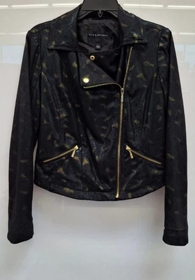 Rock & Republic Women's Black/Gold Size M Jacket - Image 1 of 4