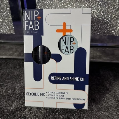 NIP+FAB Exfoliate Glycolic Fix Refine And Shine Kit  - Image 1 of 3