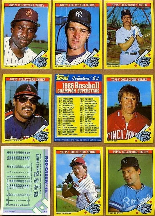 Dave Winfield #33 1986 Woolworth's - Image 1 of 1