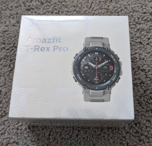 Amazfit T-Rex Pro, 1.3” Display, Band Color - Desert Grey, Brand New Sealed