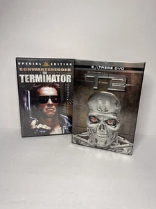 TERMINATOR: 2 DVD Bundle Terminator & T2 Steelbook Cover W/Inserts Clean Disc🔥 - Picture 1 of 10