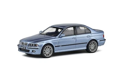 BMW Serie 5 M5 V8 (E39) 2003 modelo diecast azul claro de Solido S4310503 1/43 Foto 1 de 4