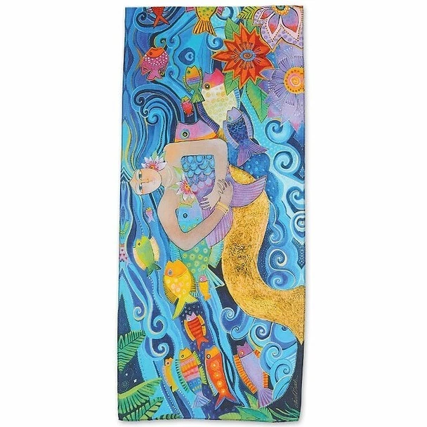 Bufanda Laurel Burch Mermaid Ocean - Modal y Seda - LBS222 Foto 1 de 1