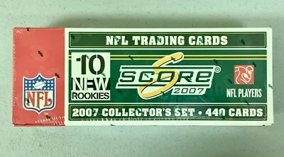 2007 Score Football 440-cd Factory Sealed Collector's Set w/ 10 New Rookies - Image 1 of 4