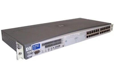 HP ProCurve 2524 24 Port Switch 10/100 Base Rack Mount Switch / J4813A - Image 1 of 4