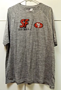 NFL Team Apparel San Francisco 49ers T Shirt Sz XL Gray Preowned - Picture 1 of 3