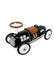 Retro Ride-on Racing Die Cast Mini Racer Model by J@Skull Racing Car Model 6" - Picture 1 of 33
