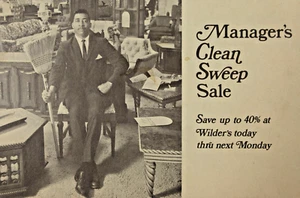 Wilder's Furniture Store Advertising Mailer Black Salesman Los Angeles CA 1968 - Picture 1 of 7