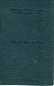 Rumänien, 1964, Vintage Abschlusszeugnis / Diplom - Glas und Keramik - Bild 1 von 3