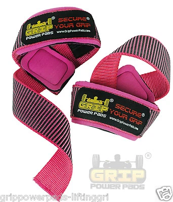 De lujo ROSA MUJER Las mejores correas de elevación de alta resistencia acolchadas de neopreno Foto 1 de 4